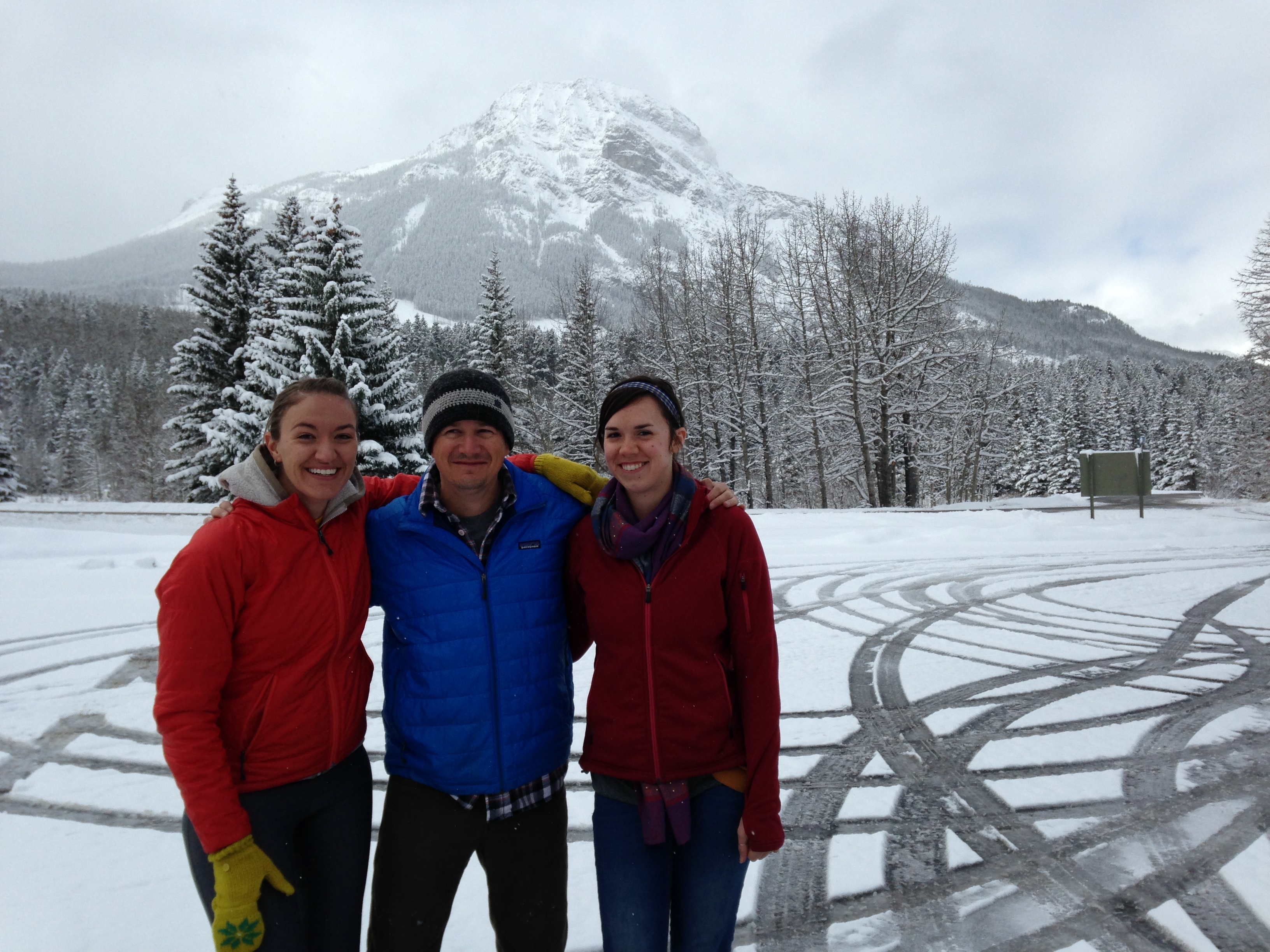 Brittany Gallagher, Dennis Aubrey, and Andrea Martin in Canada for CONFOR West.