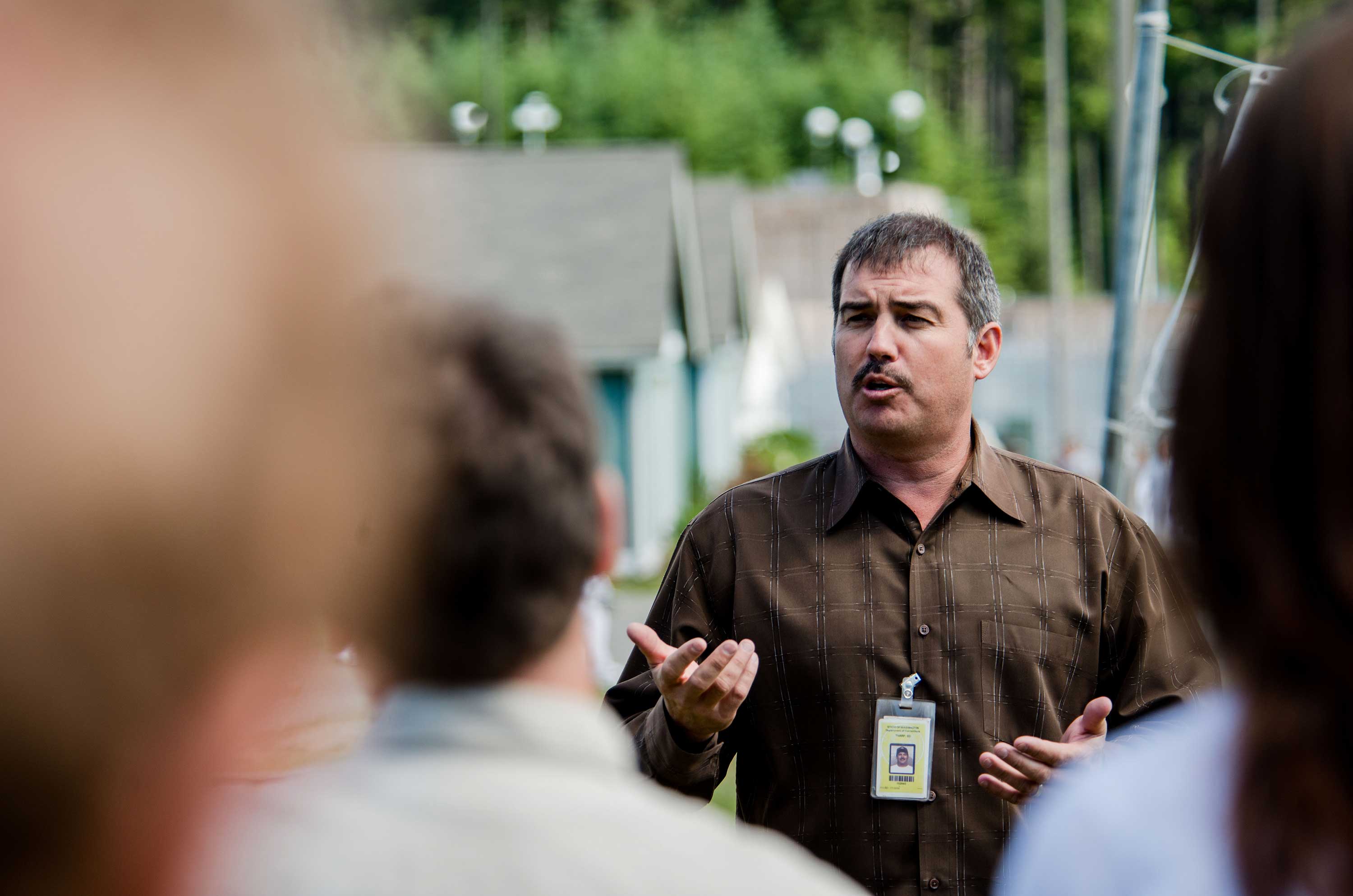 Ed Tharp, x Community College, runs the horticultural program at WCCW