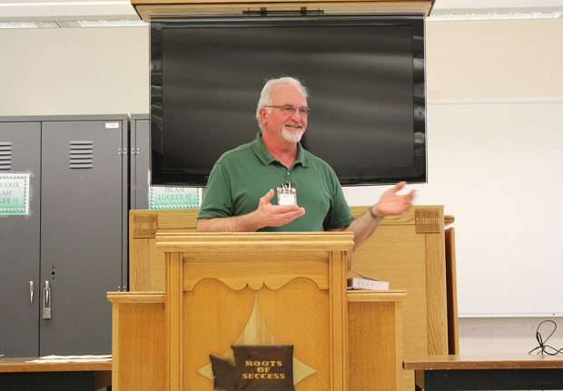 Robert Aleksinski (or "Ski") is the staff member who has championed Roots of Success at SCCC. He volunteered to be a student in the first session of Roots, and was graduating along with the other 34 inmate students. His enthusiasm for the curriculum and the way they've offered it at SCCC was infectious. 
