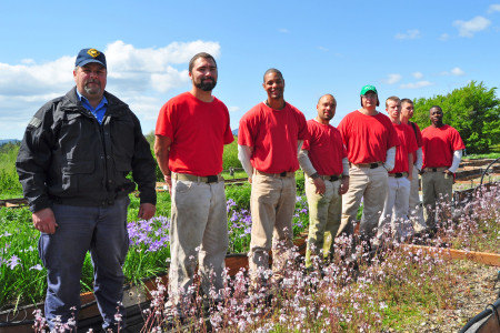 The 2014 prairie restoration crew.
