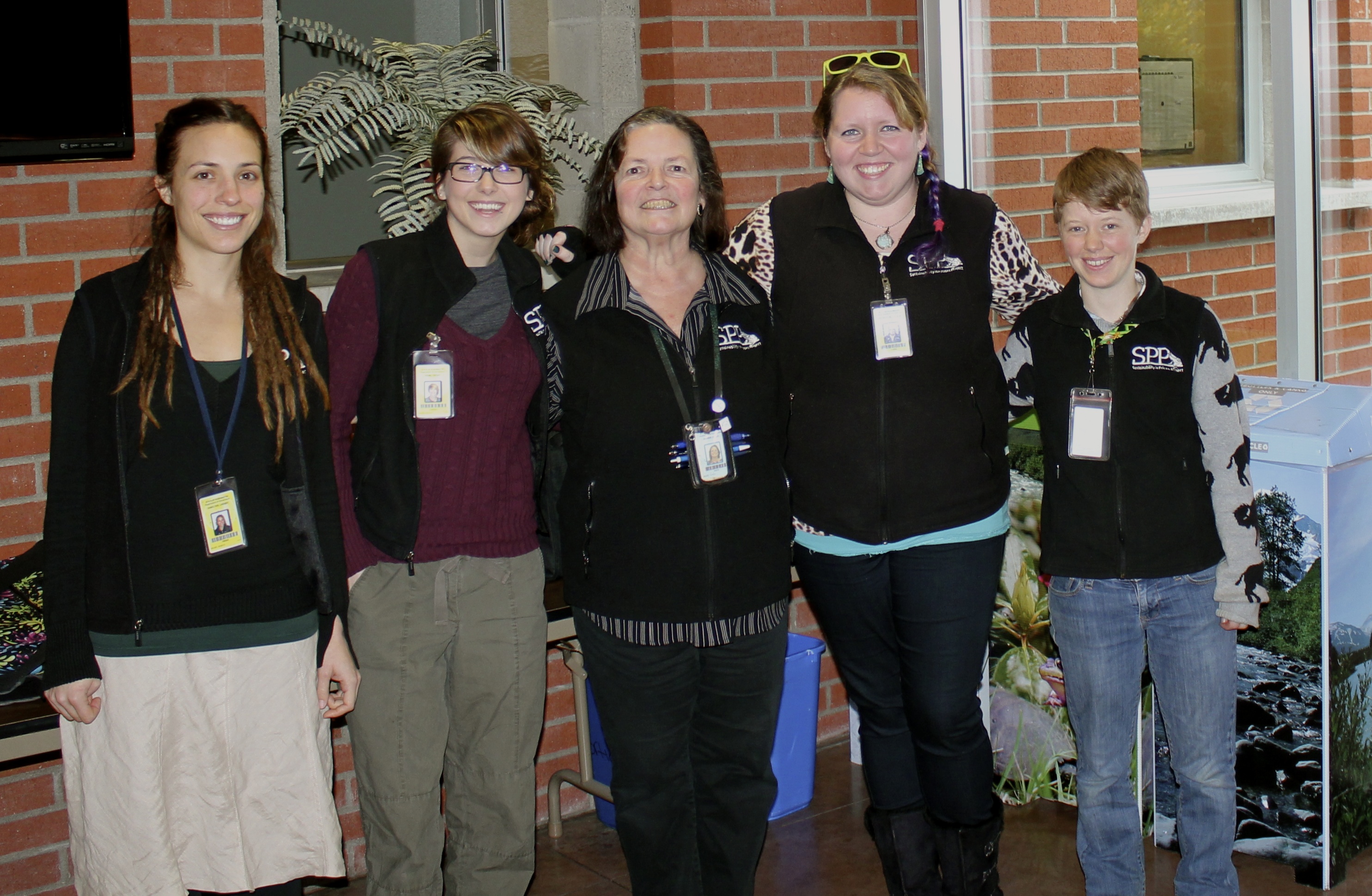 SPP program coordinators with the WCCW SPP Liaison after a virtual tour of sustainability programs.