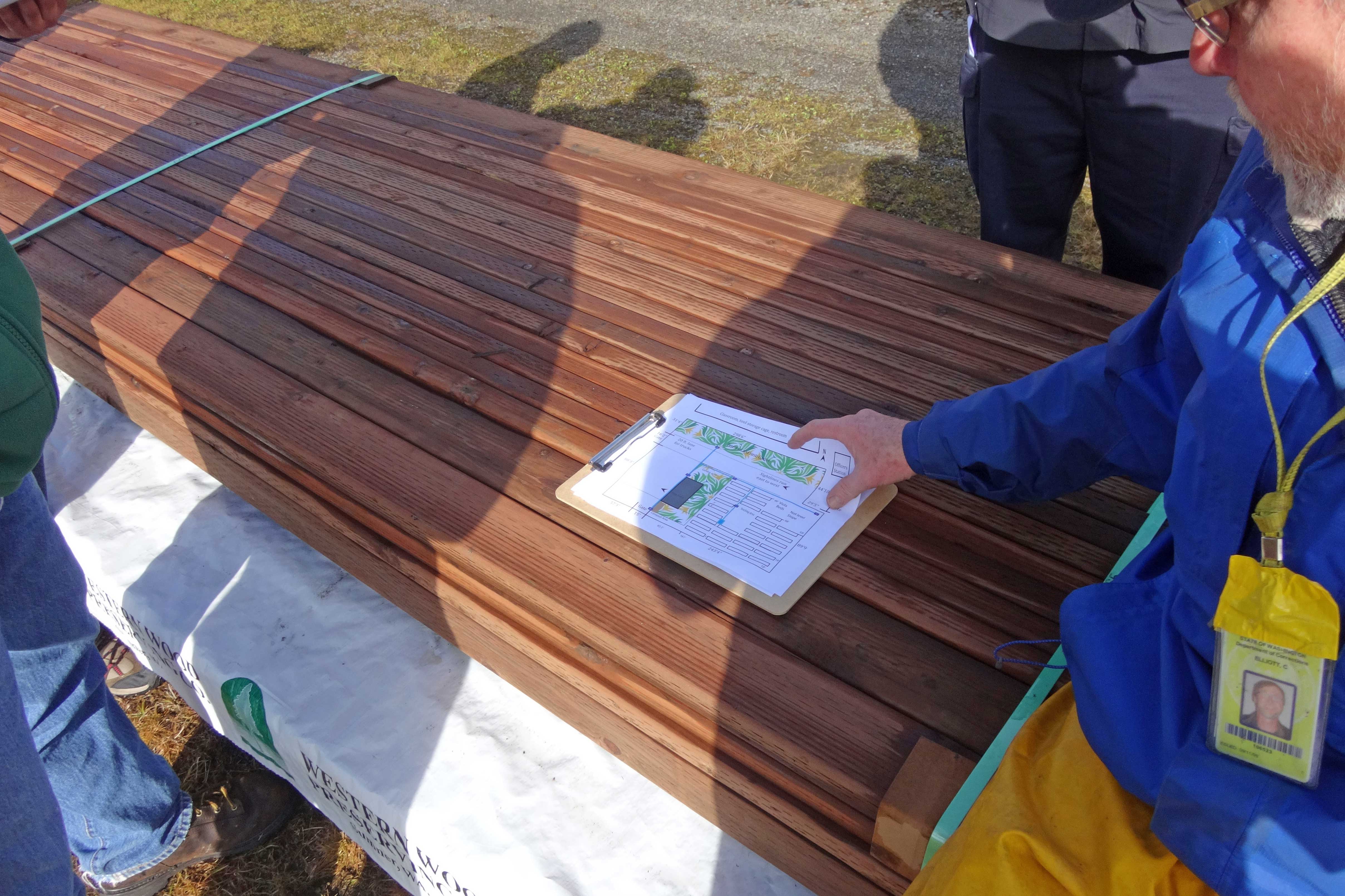 The site plan for the 28 nursery beds; looked so simple on paper!